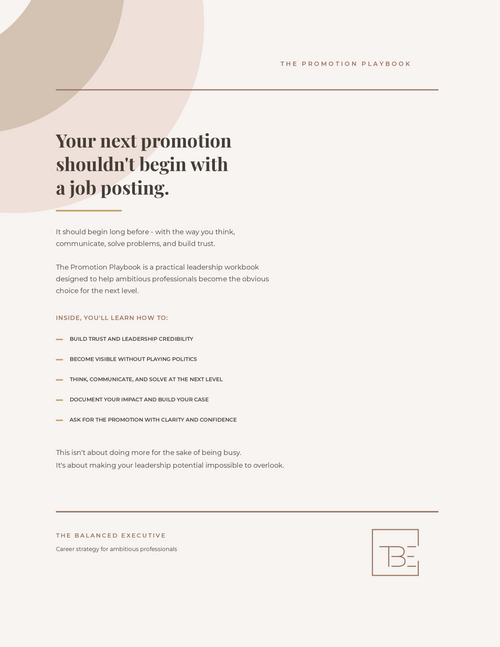The Promotion Playbook