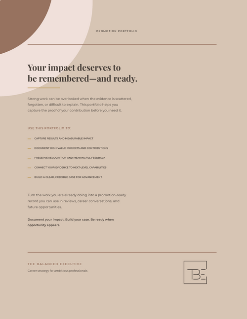 Promotion Portfolio